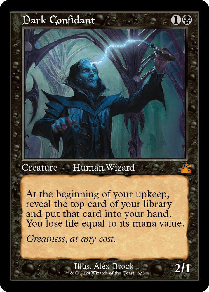 Dark Confidant (Retro Frame) - Ravnica Remastered (RVR) Foil