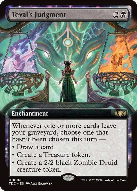Teval's Judgment (Extended Art) - Commander: Tarkir: Dragonstorm (TDC)