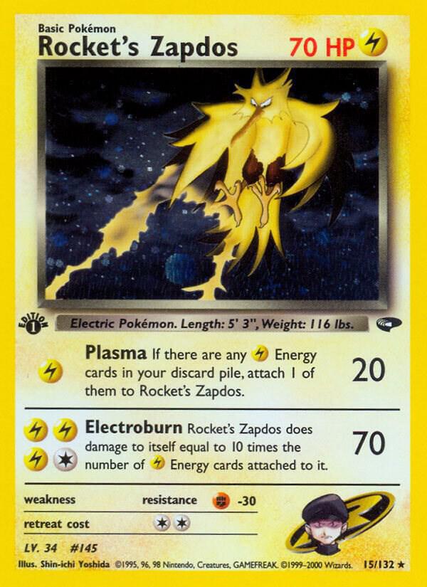 Rocket's Zapdos - Gym Challenge (G2)(Unlimted)