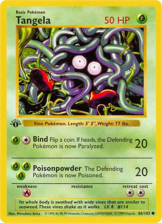 Tangela - Base Set (Shadowless) (BSS)(Unlimted)