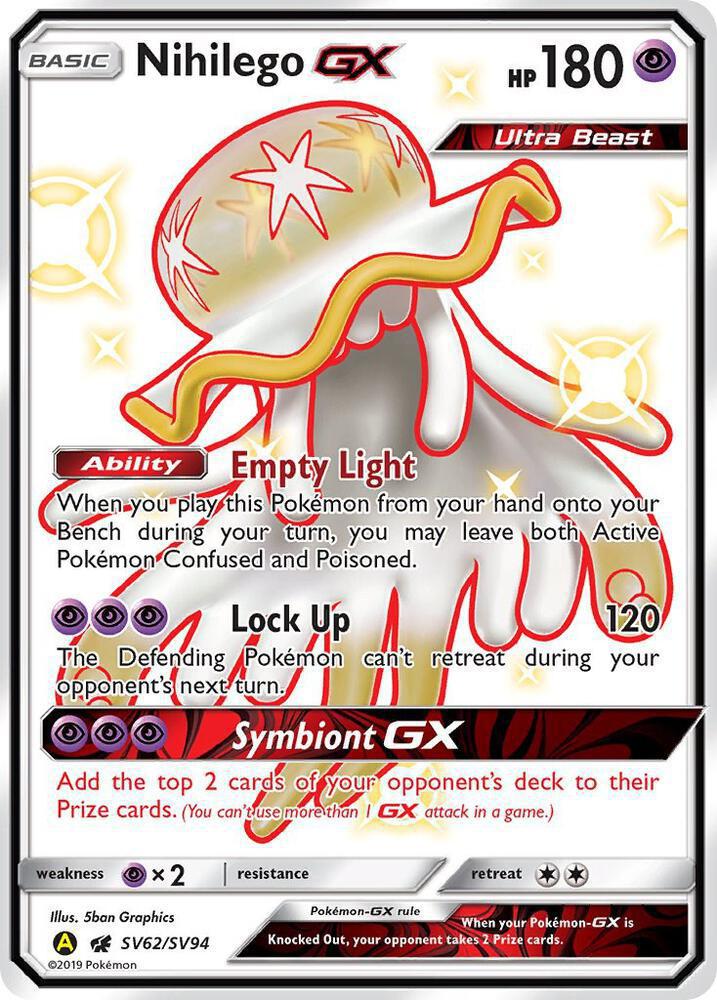Nihilego GX - Hidden Fates: Shiny Vault (HIF:SV)