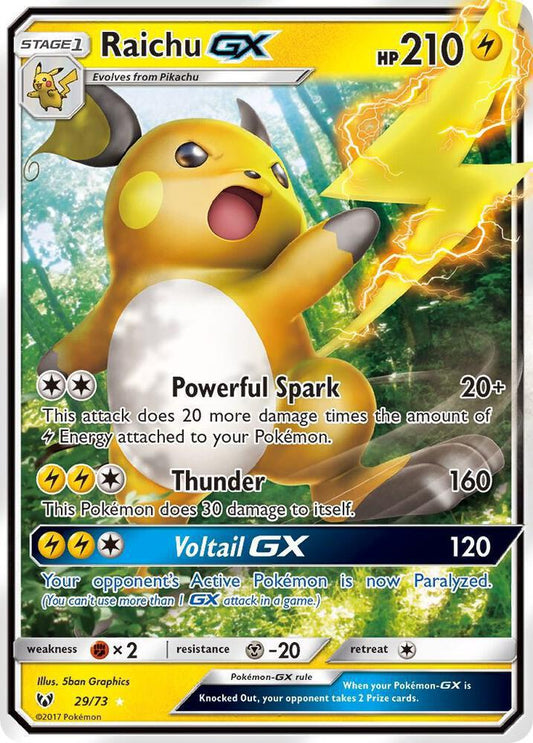 Raichu GX - Shining Legends (SHL)