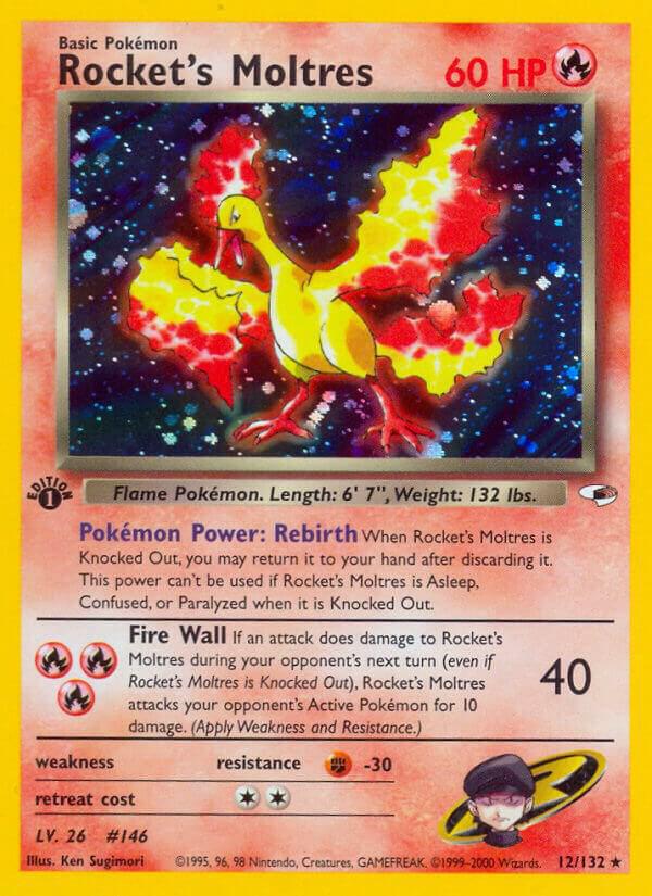 Rocket's Moltres - Gym Heroes (G1)(Unlimted)