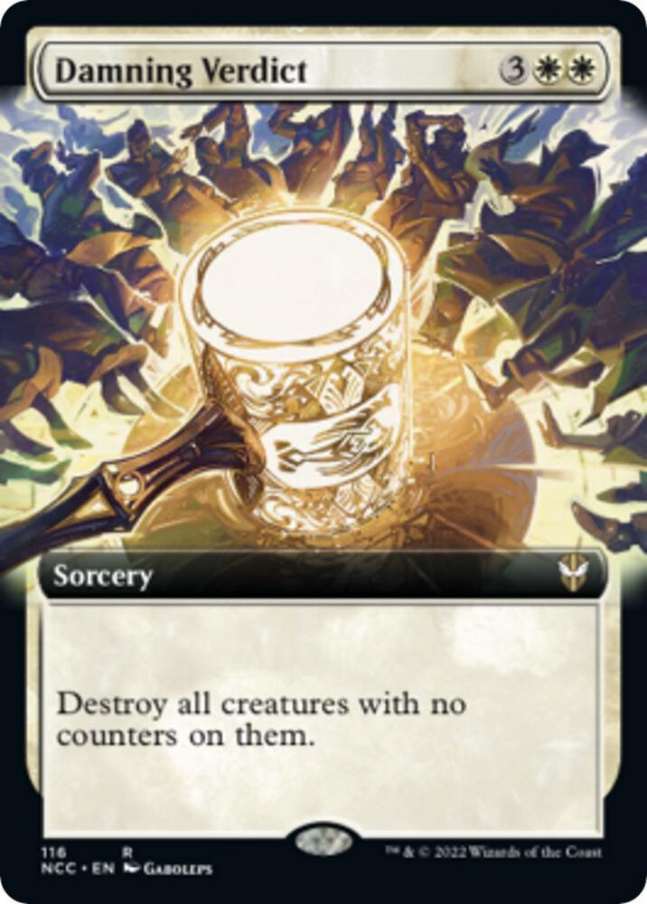 Damning Verdict (Extended Art) - Commander: Streets of New Capenna (NCC)