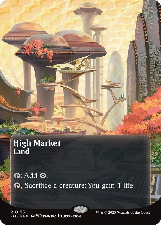 High Market (0153) (Borderless) (Galaxy Foil) - Edge of Eternities: Stellar Sights (EOS)