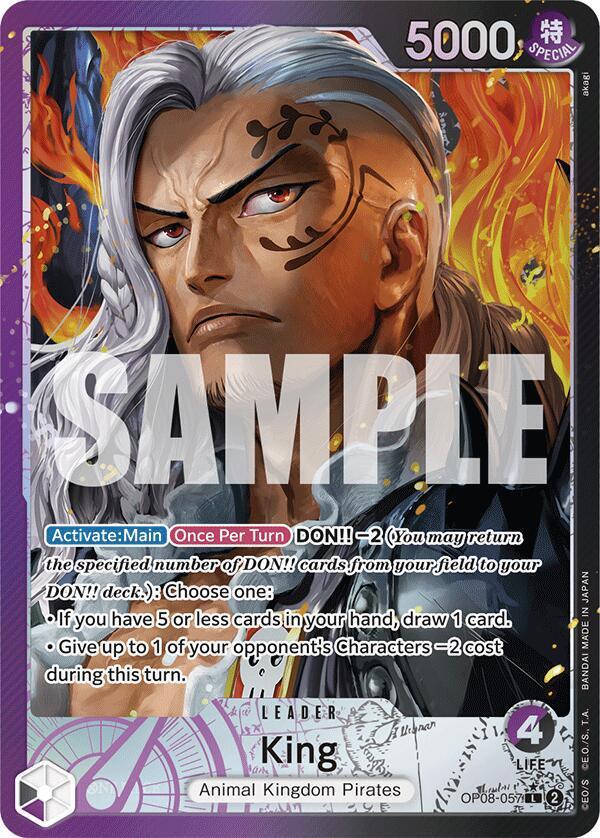 King (057) (Parallel) - Two Legends (OP08)
