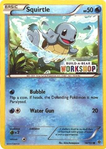 Squirtle - 14/101 (Build-A-Bear Workshop Exclusive) - Miscellaneous Cards & Products (MCAP)