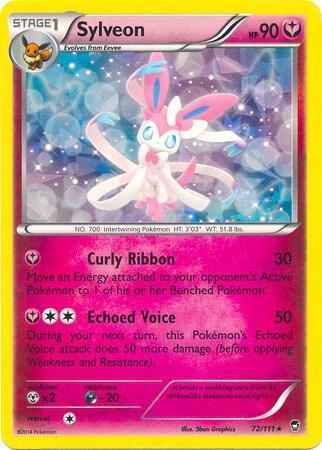 Sylveon - 72/111 (XY Furious Fists) - Deck Exclusives (PR)