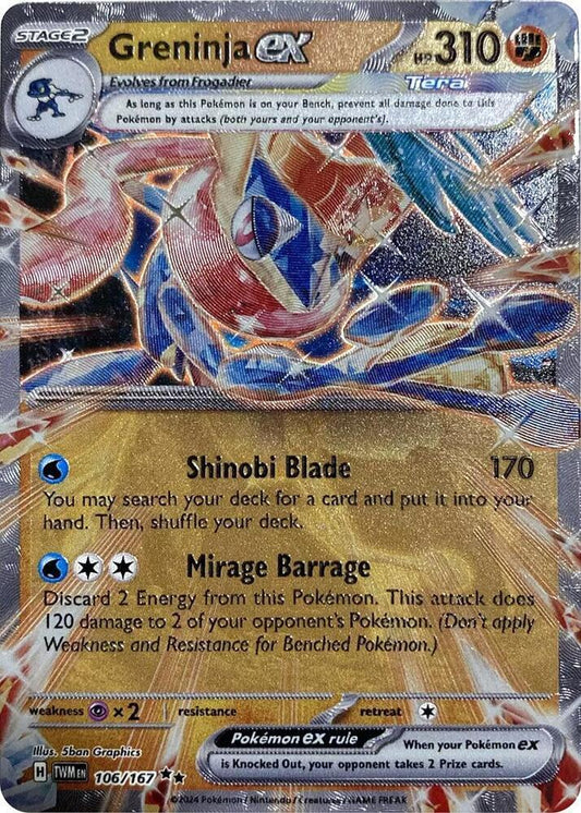 Greninja ex (GameStop Metal Card) - Miscellaneous Cards & Products (MCAP