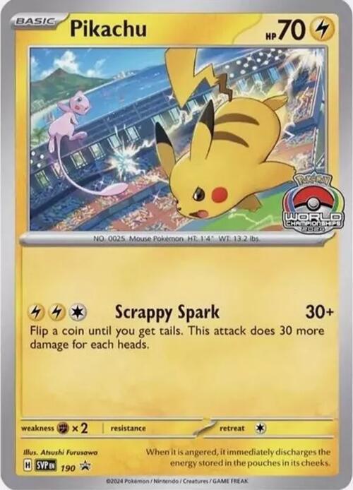 Pikachu - 190 - SV: Scarlet & Violet Promo Cards (SVP)