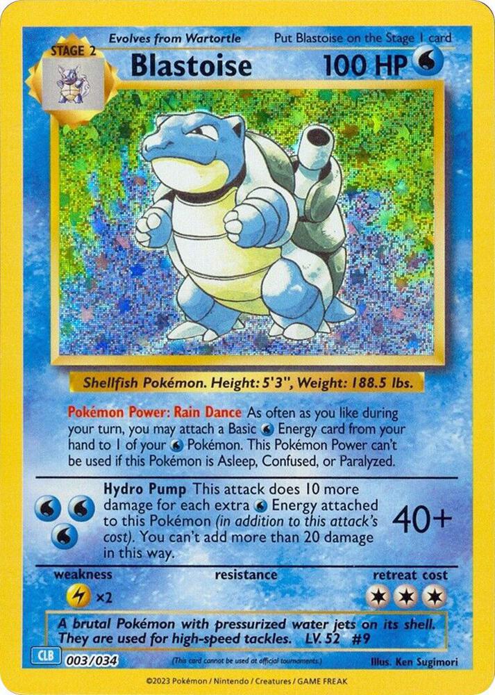 Blastoise - Trading Card Game Classic (CL)