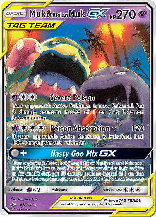 Muk & Alolan Muk GX - SM - Unbroken Bonds (SM10)
