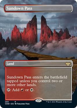 Sundown Pass (Borderless) - Innistrad: Crimson Vow (VOW)