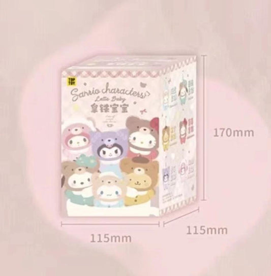 TOPTOY Sanrio characters Latte Baby Plush Doll Series Confirmed Blind Box