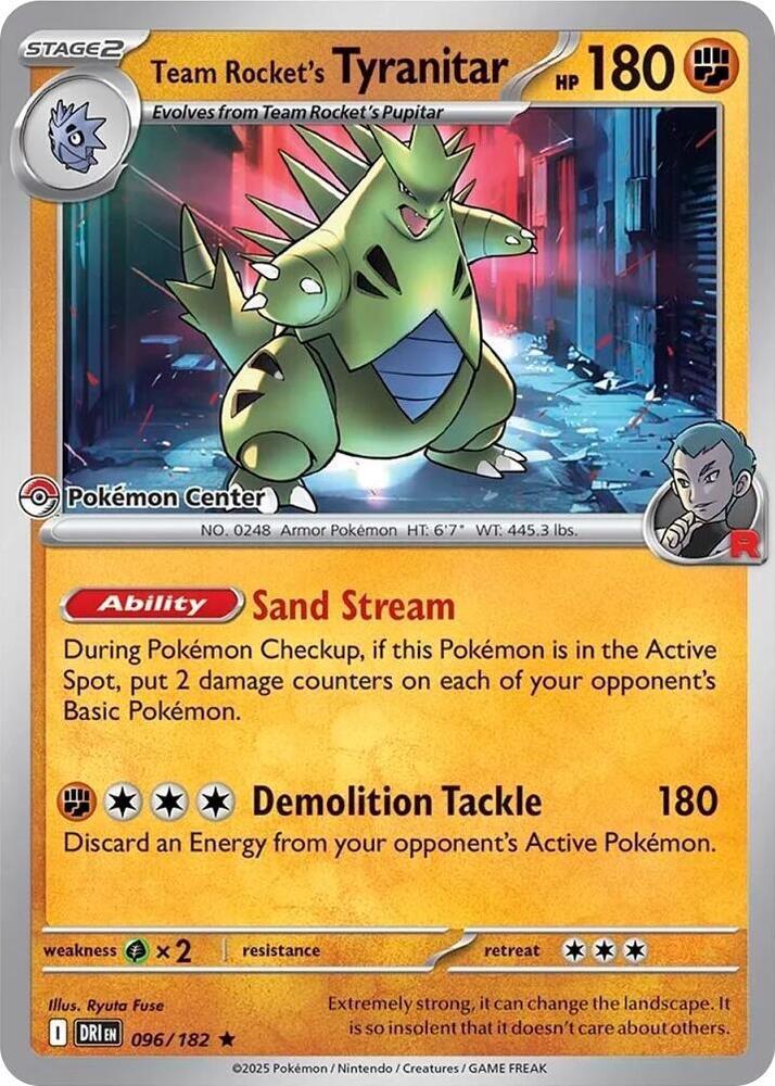 Team Rocket's Tyranitar (Pokemon Center Exclusive) - Miscellaneous Cards & Products (MCAP)