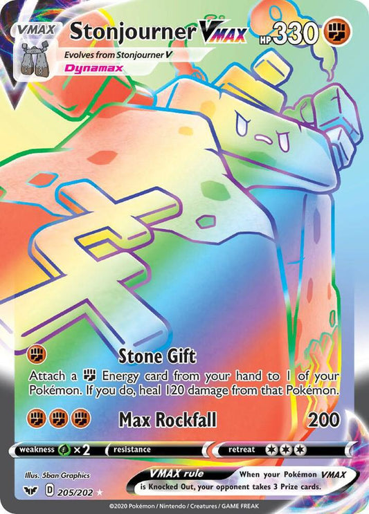 Stonjourner VMAX (Secret) - SWSH01: Sword & Shield Base Set (SWSH01)