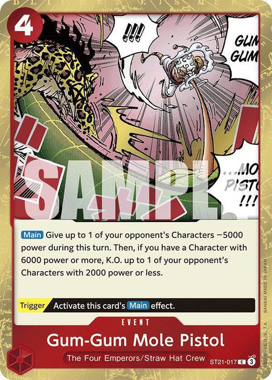 Gum-Gum Mole Pistol - Starter Deck EX: Gear 5 (ST21)