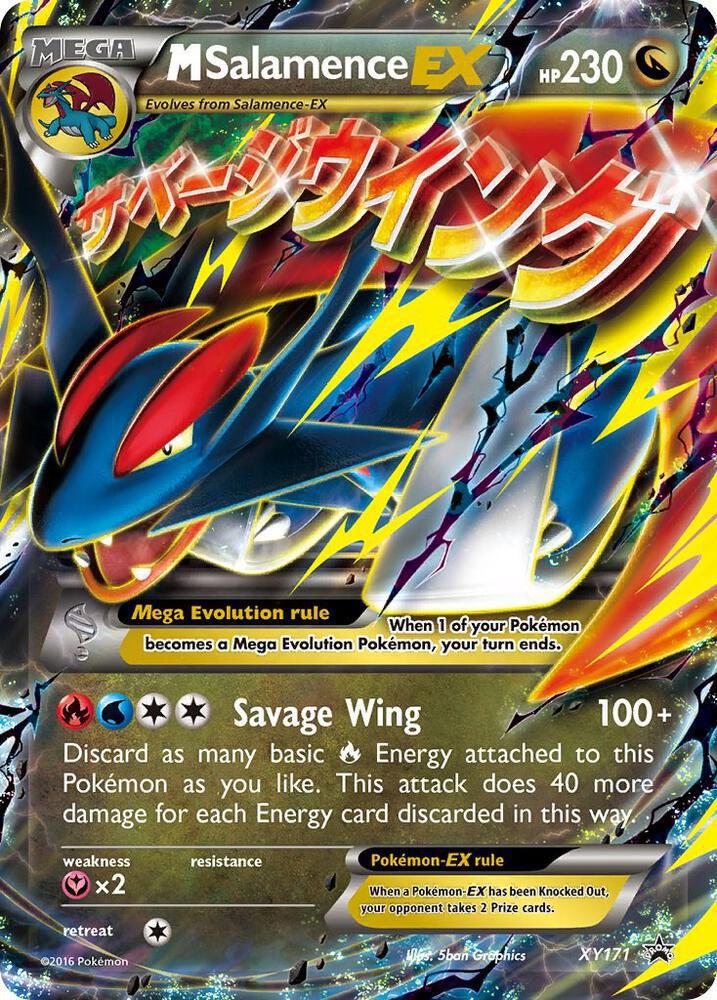 M Salamence EX - XY171 - XY Promos (PR)