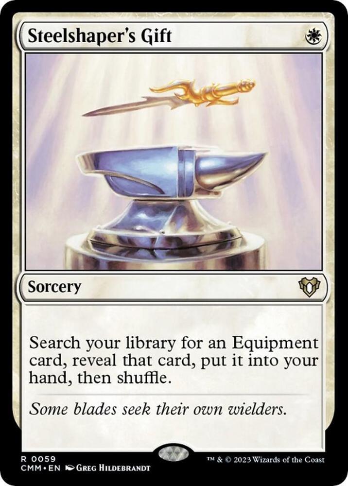 Gift Commander Steelshaper's Gift - Commander Masters (CMM) – Stacked Pax