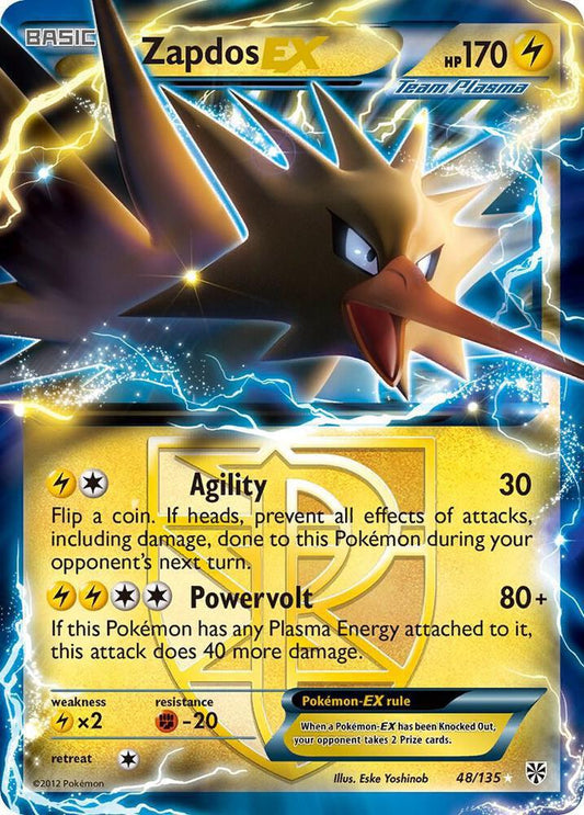 Zapdos EX (Team Plasma) - Plasma Storm (PLS)