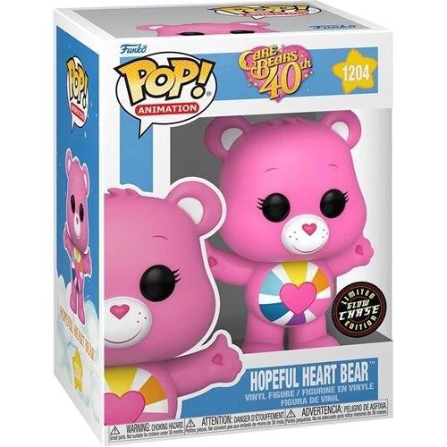 Funko POP! Animation: Care Bears 40th HOPEFUL HEART Bear #1204 Chase Version