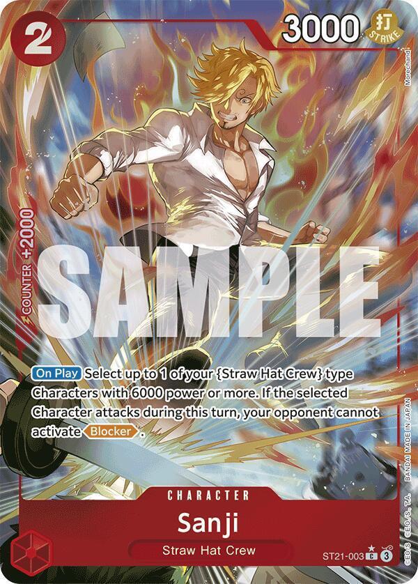 Sanji (Parallel) - Starter Deck EX: Gear 5 (ST21)
