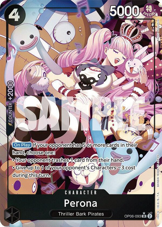 Perona (093) (Alternate Art) - Wings of the Captain (OP06)