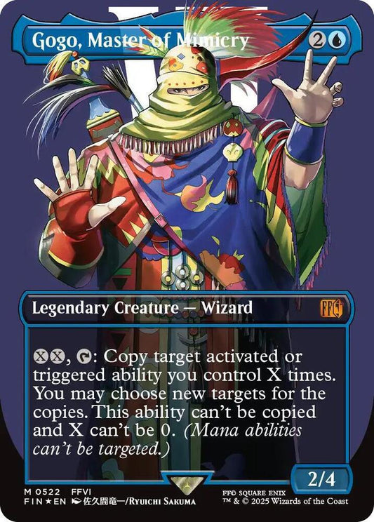 Gogo, Master of Mimicry (Borderless) (Surge Foil) - FINAL FANTASY (FIN)