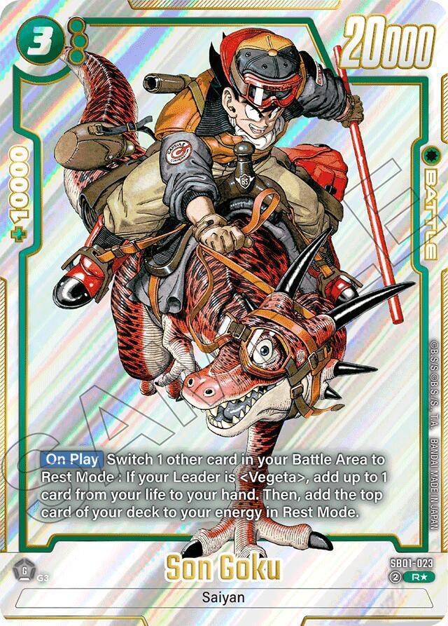 Son Goku - SB01-023 (Alternate Art) - Manga Booster 01 (SB01)