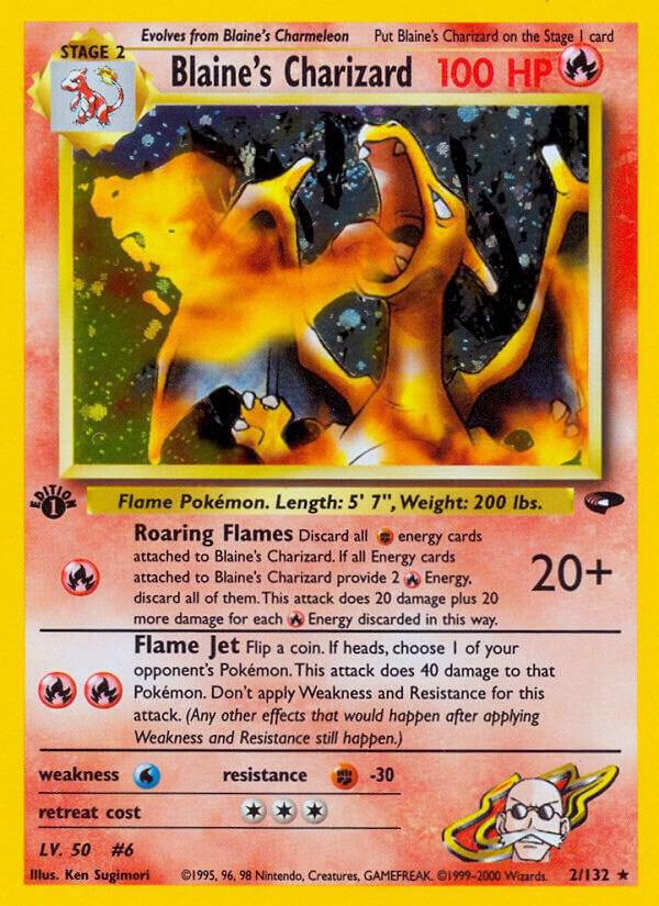Blaine's Charizard - Gym Challenge (G2)(unlimited)