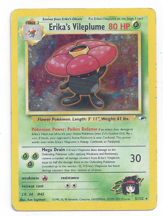 Erika's Vileplume - Gym Heroes (G1)