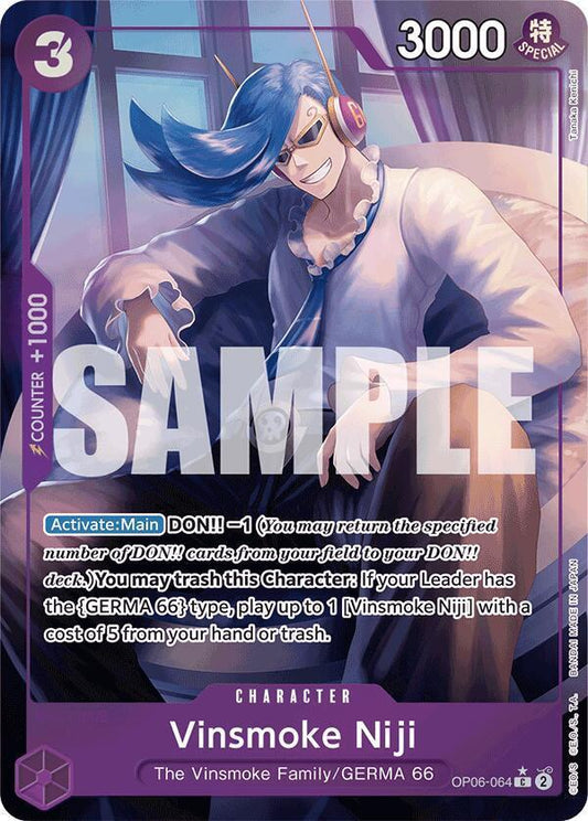 Vinsmoke Niji (OP06-064) (Full Art) - Premium Booster -The Best- (PRB-01)