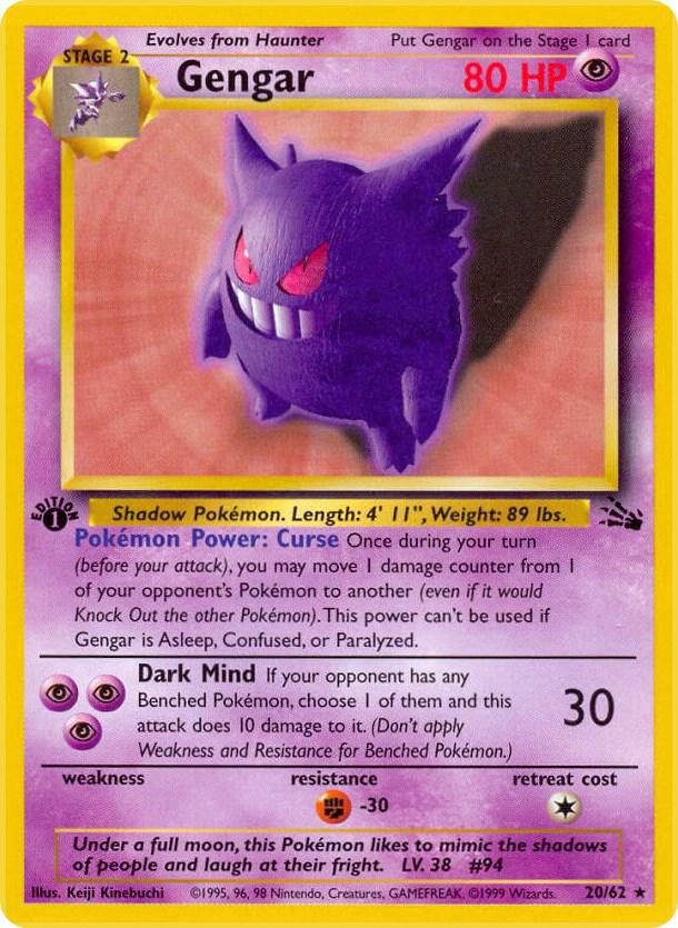 Gengar (20) - Fossil (FO) (Unlimted)