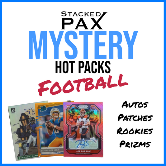 STACKED PAX - NFL FOOTBALL MYSTERY HOT PACK - SERIES 4