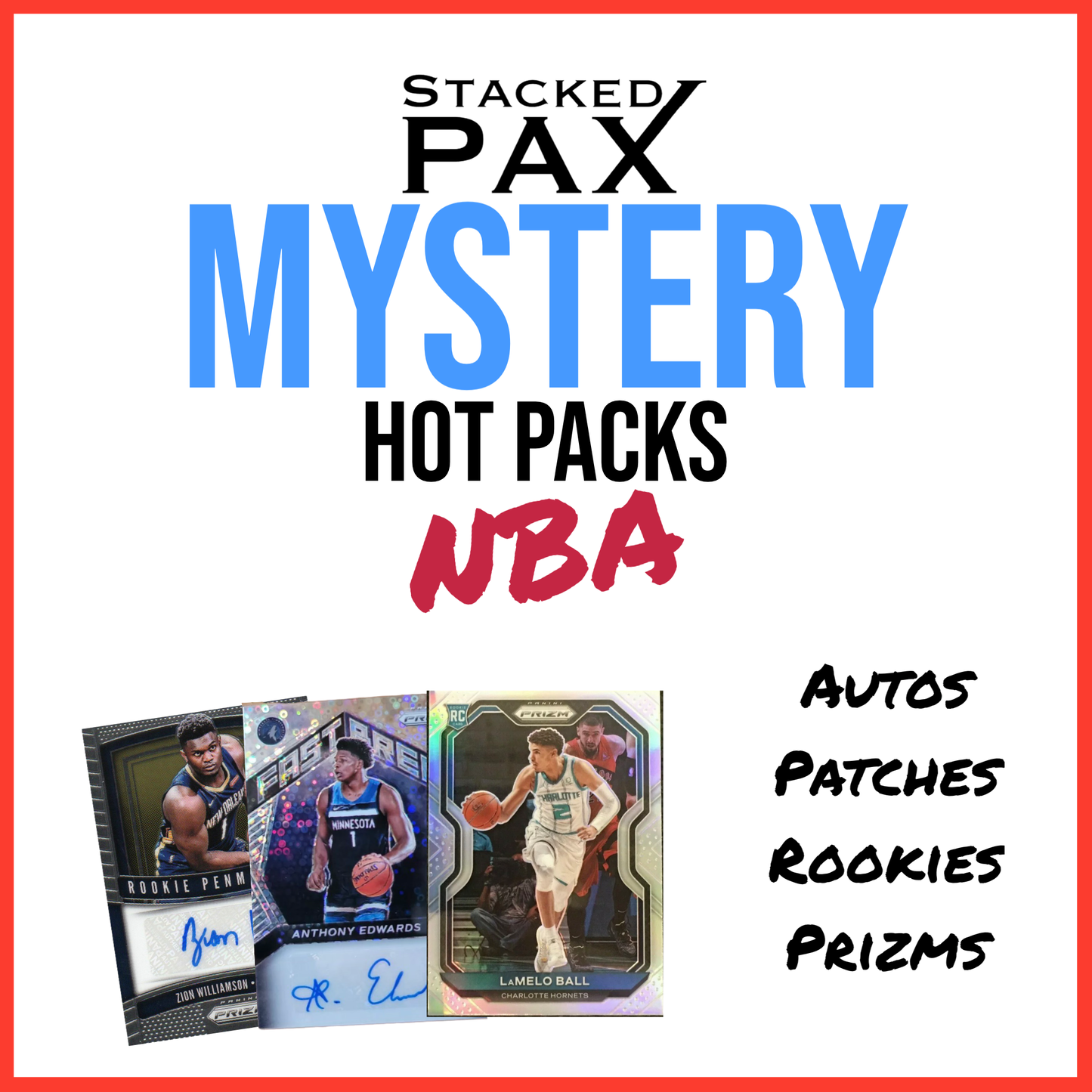 STACKED PAX - NBA BASKETBALL MYSTERY HOT PACK - SERIES 1